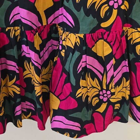 - J.Crew Ratti Tiered Popover Dress size 4 - Picture 3 of 10